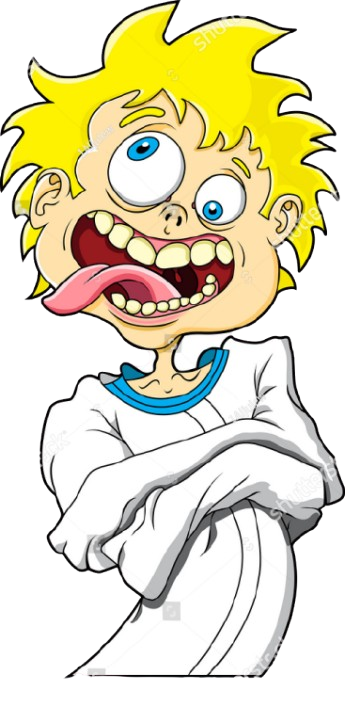 Nutt House crazy-haired mascot